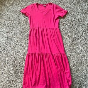 Gently worn midi J crew tier dress